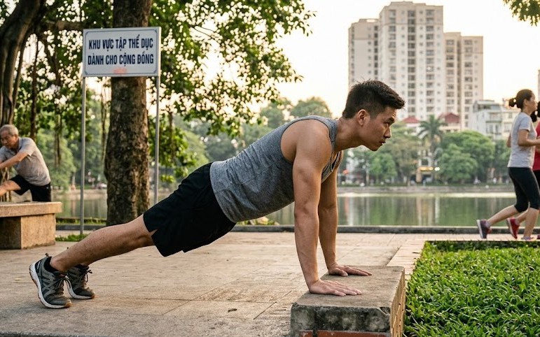 5 bài tập buổi sáng giảm mỡ bụng hiệu quả hơn tập gym sau tuổi 55