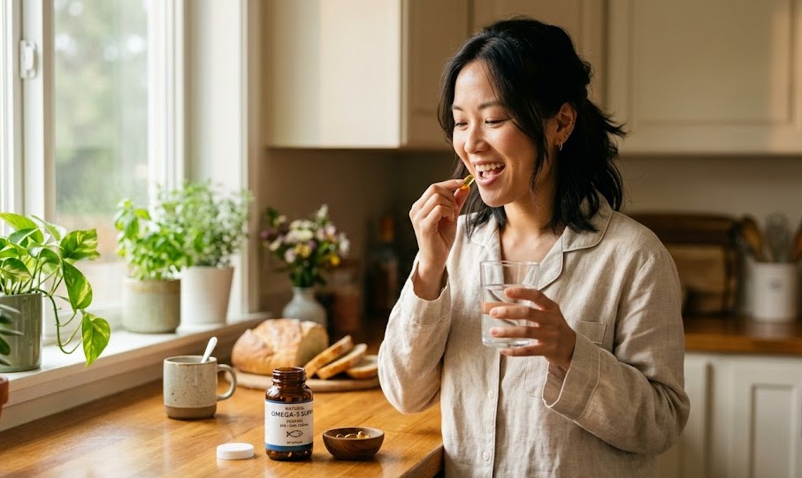 Uống omega-3 buổi sáng hay buổi tối là tốt nhất?- Ảnh 2.