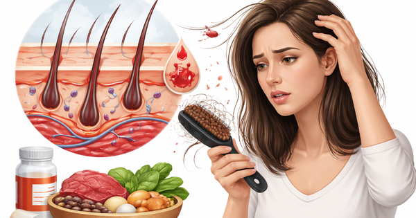 Vì sao thiếu sắt gây rụng tóc?