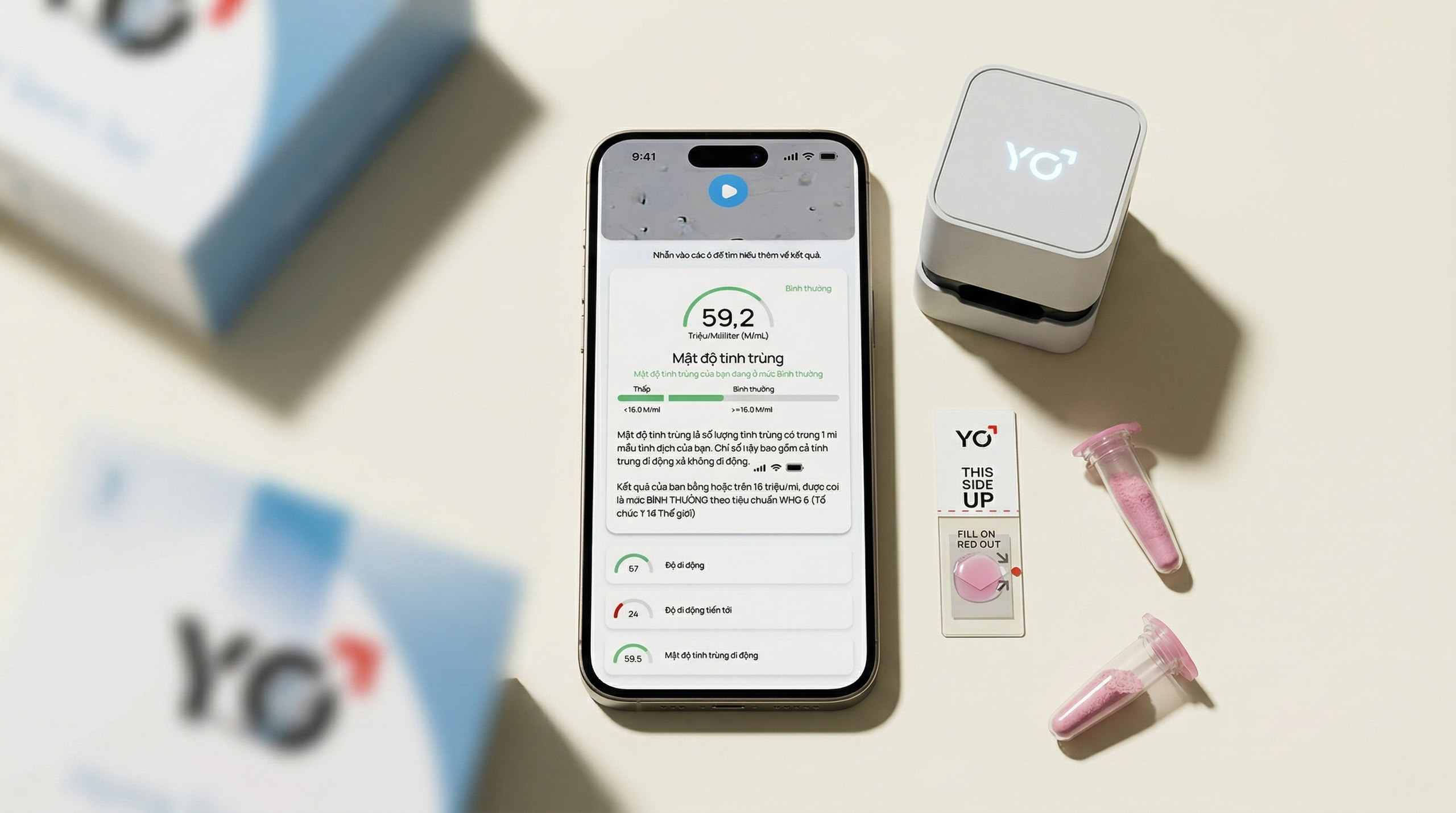 YO Home Sperm Test 3.0 - từng bước nâng cao chất lượng xét nghiệm tinh dịch đồ tại nhà- Ảnh 1.