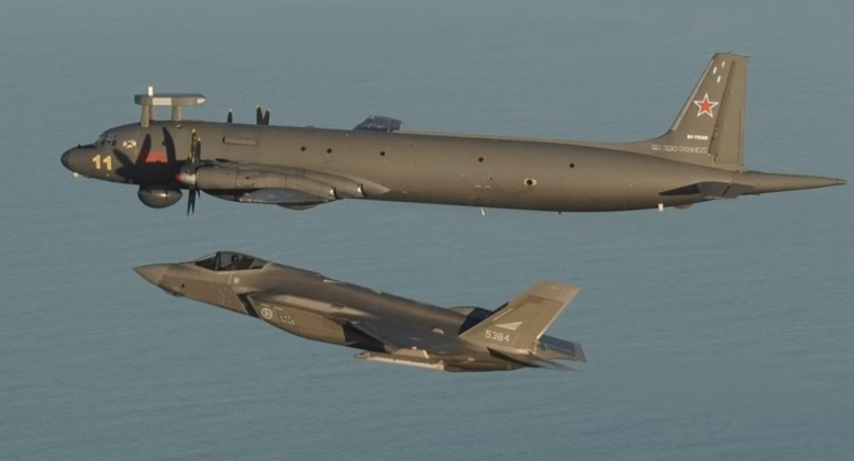Tiêm kích tàng hình F-35 Na Uy chặn trinh sát cơ Nga trên biển Barents- Ảnh 1. Tiêm kích tàng hình F-35 Na Uy chặn trinh sát cơ Nga trên biển Barents- Ảnh 1.