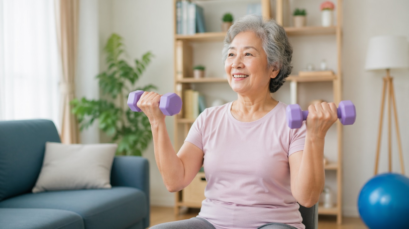 Người cao tuổi tập tạ nhẹ tốt hơn đi bộ để ngăn ngừa mất cơ- Ảnh 1. Người cao tuổi tập tạ nhẹ tốt hơn đi bộ để ngăn ngừa mất cơ- Ảnh 1.