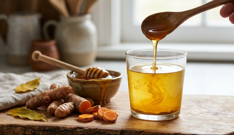 Uống nghệ mật ong: Lợi ích và rủi ro tiềm ẩn- Ảnh 1. Uống nghệ mật ong: Lợi ích và rủi ro tiềm ẩn- Ảnh 1.