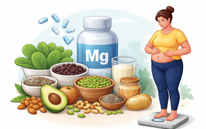 Magie giúp bảo vệ tim mạch như thế nào? 3 lợi ích đáng chú ý- Ảnh 2. Magie giúp giảm cân như thế nào, các nguồn tự nhiên bổ sung magie