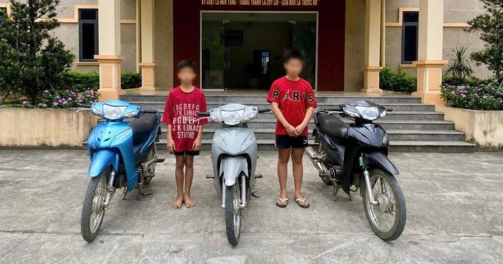 Mới 13 tuổi đã gây ra hàng loạt vụ trộm xe máy