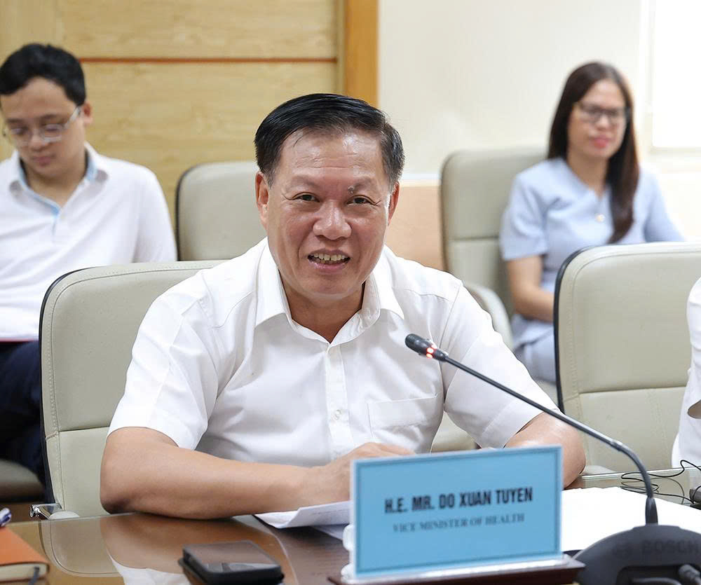 ffff-17780765850671787865323 Bộ Y tế và đoàn doanh nghiệp Hoa Kỳ trao đổi, thúc đẩy quan hệ hợp tác, đầu tư về y tế - Ảnh 1.