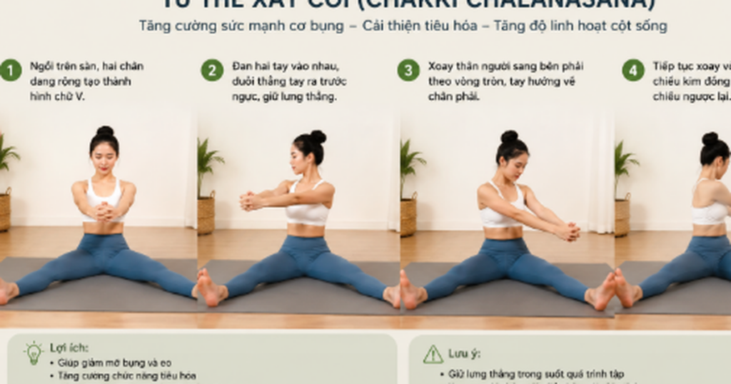 4 tư thế yoga nên tập vào buổi sáng giúp tăng độ dẻo dai, hỗ trợ giảm đau lưng