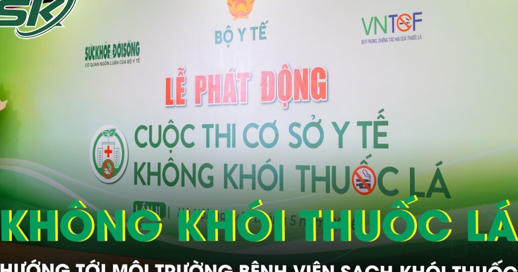 Cuộc thi “Cơ sở y tế không khói thuốc lá” lần II lan tỏa mô hình bệnh viện văn minh, an toàn
