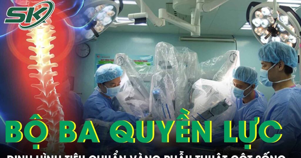 ‘Bộ ba quyền lực’ định hình tiêu chuẩn vàng trong phẫu thuật cột sống