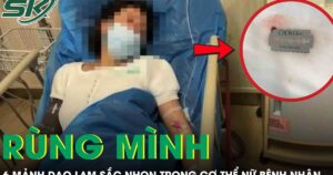 Rùng mình cảnh bác sĩ lấy ra 6 mảnh dao lam sắc nhọn từ cơ thể nữ bệnh nhân