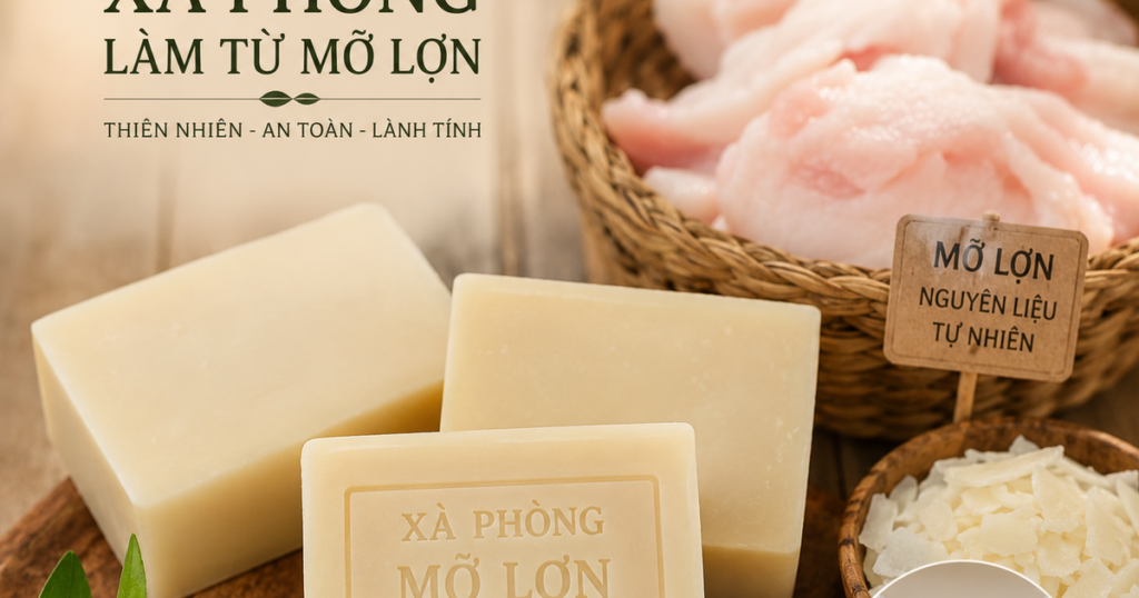 Xà phòng làm từ mỡ lợn có gì đặc biệt?