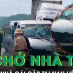Xe chở nhà trai đi ra mắt nhà gái gặp tai nạn liên hoàn ở Hà Tĩnh khiến nhiều người thót tim