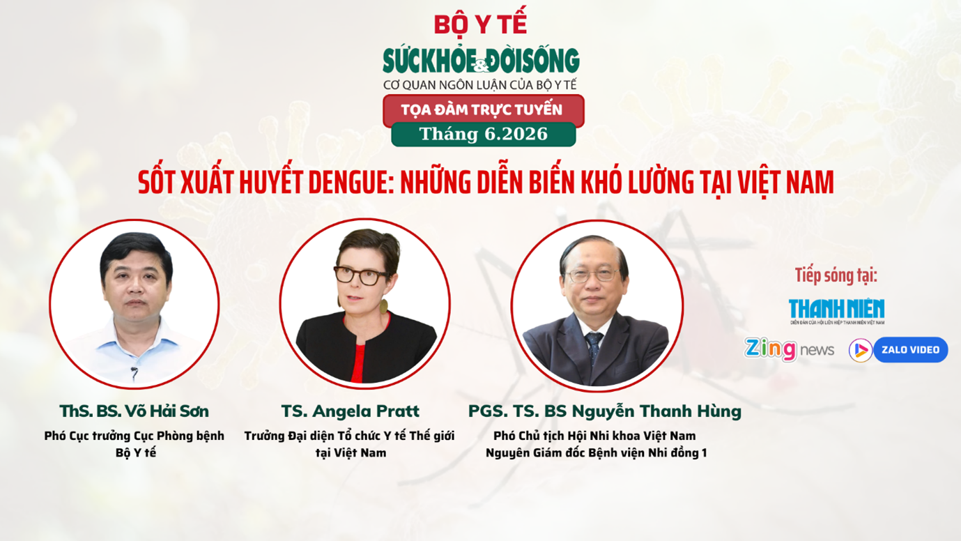 Truyền hình trực tuyến: Sốt xuất huyết Dengue gia tăng với nhiều diễn biến khó lường tại Việt Nam- Ảnh 1.
