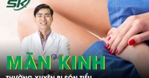 Phụ nữ mãn kinh thường xuyên són tiểu