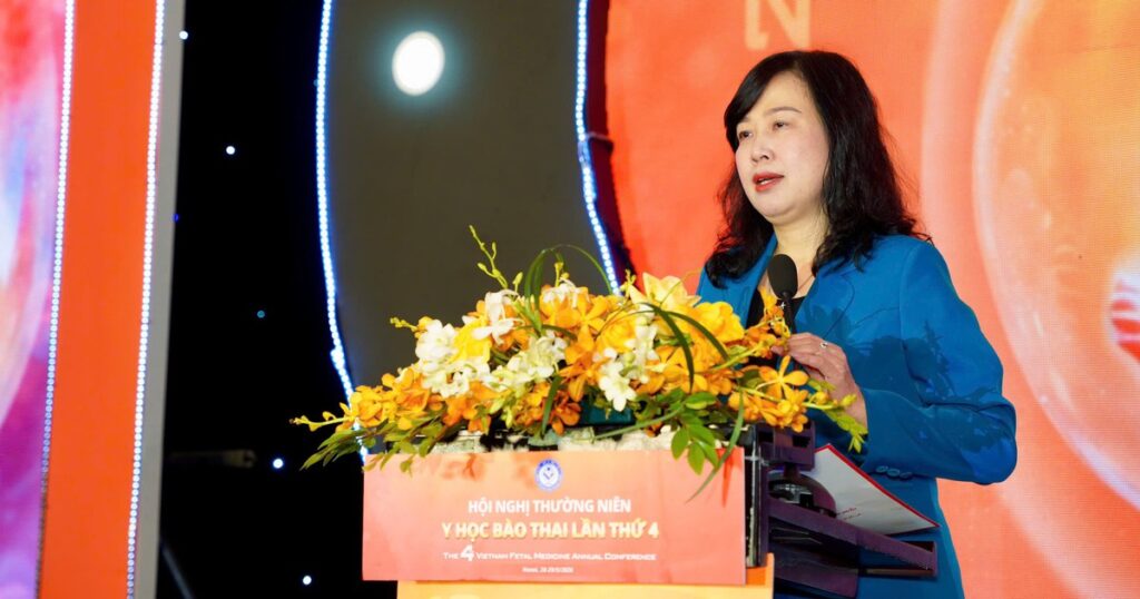 Bộ trưởng Đào Hồng Lan: Giảm bệnh tật cho trẻ ngay từ trong bụng mẹ là mục tiêu nhân văn của y học bào thai
