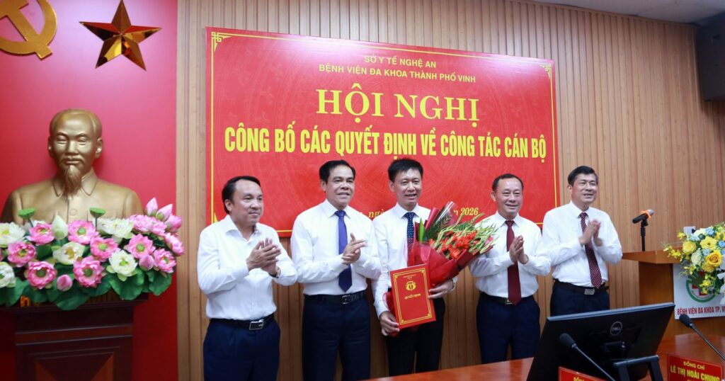 Bệnh viện Đa khoa TP Vinh có tân Giám đốc