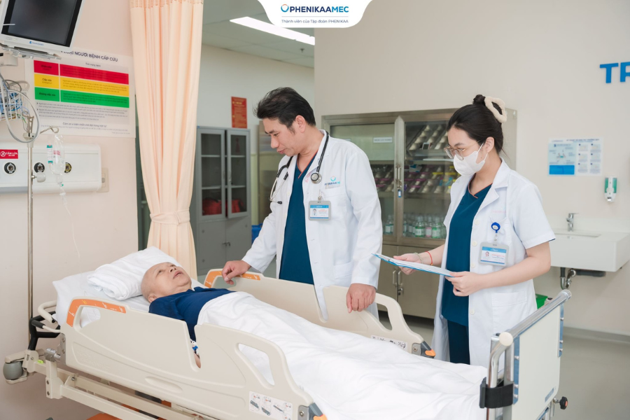 Hồi sức cấp cứu và chăm sóc giảm nhẹ nâng đỡ người bệnh ung thư giai đoạn cuối tại PhenikaaMec- Ảnh 1.