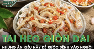 Tai heo giòn dai hấp dẫn nhưng ăn kiểu này dễ rước bệnh vào người
