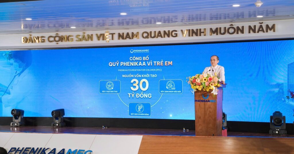 PhenikaaMec thành lập Quỹ ‘Phenikaa vì trẻ em’ 30 tỷ đồng