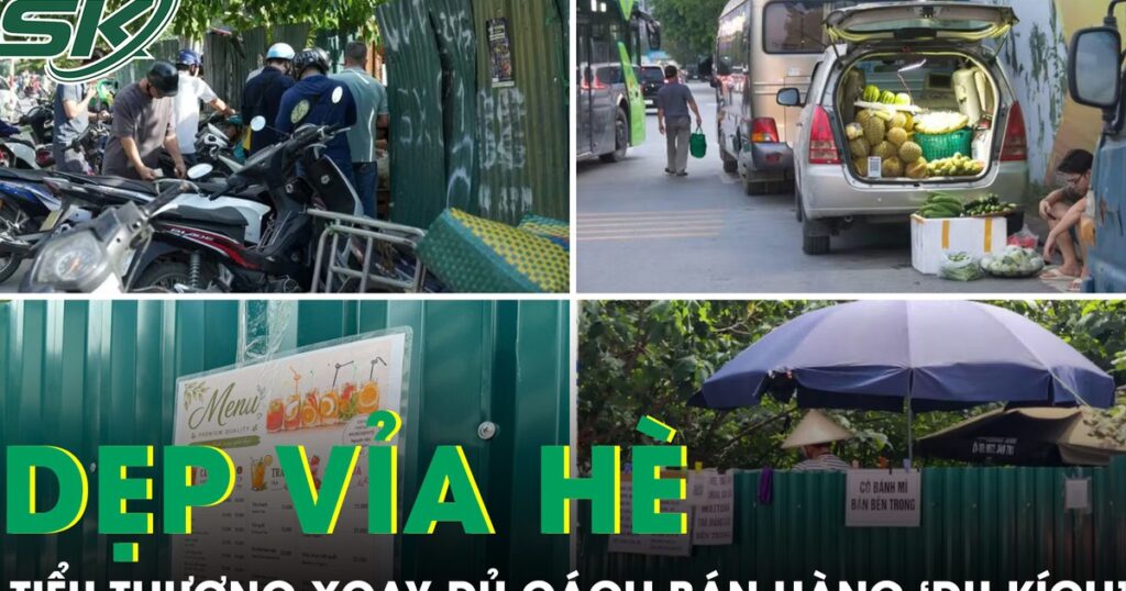 Hà Nội dẹp vỉa hè, tiểu thương xoay đủ cách bán hàng ‘du kích’