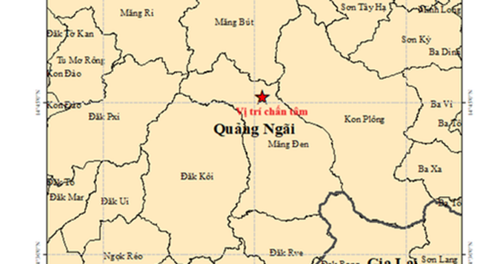 Động đất 3.7 độ gây rung lắc mạnh ở khu du lịch Măng Đen