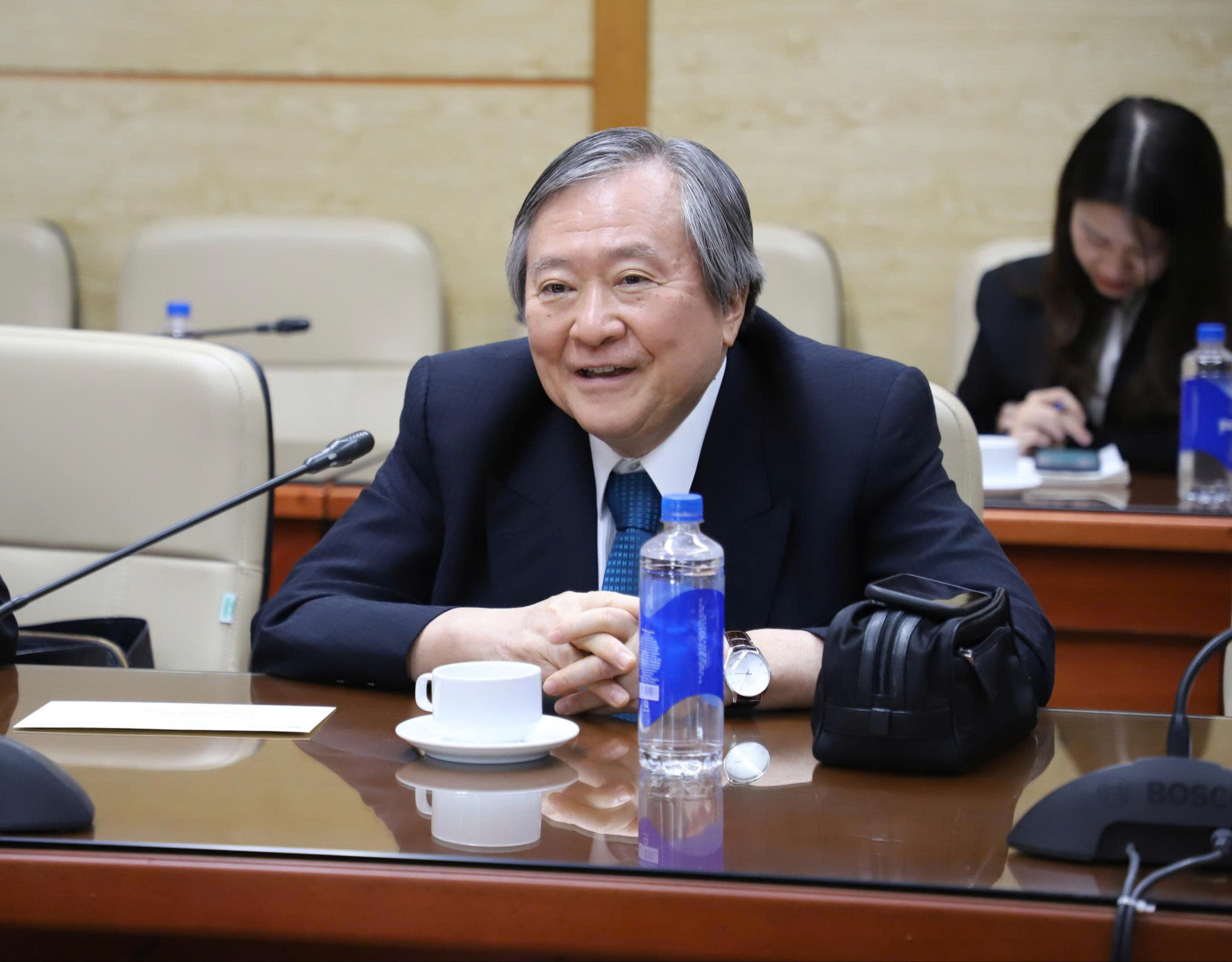 Bộ trưởng Đào Hồng Lan tiếp Chủ tịch trường Đại học Quốc tế Y tế phúc lợi Nhật Bản- Ảnh 2.