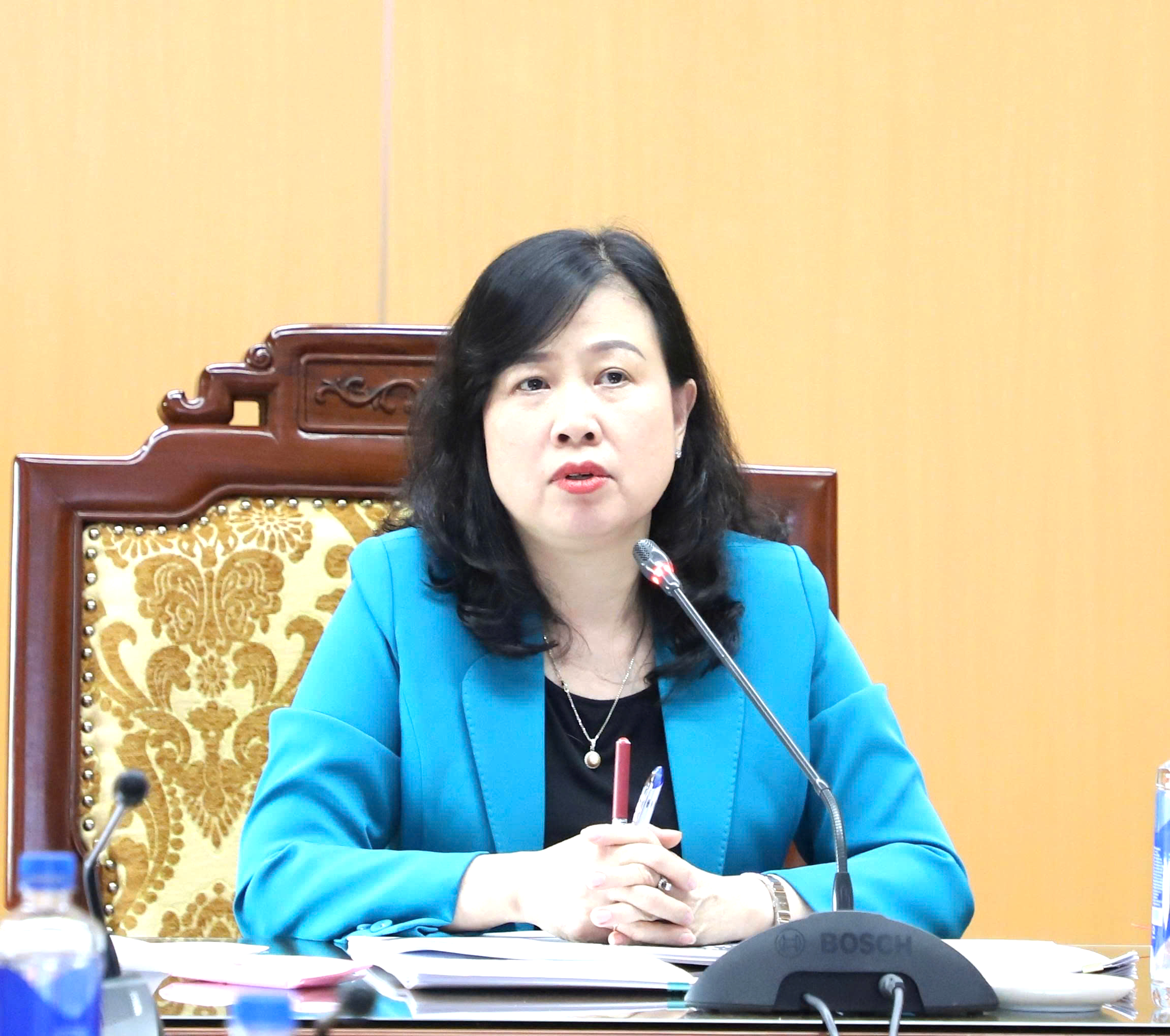 Bộ trưởng Đào Hồng Lan: Người đứng đầu các đơn vị Bộ Y tế chịu trách nhiệm trực tiếp về kết quả thực hiện Nghị quyết 57- Ảnh 1.