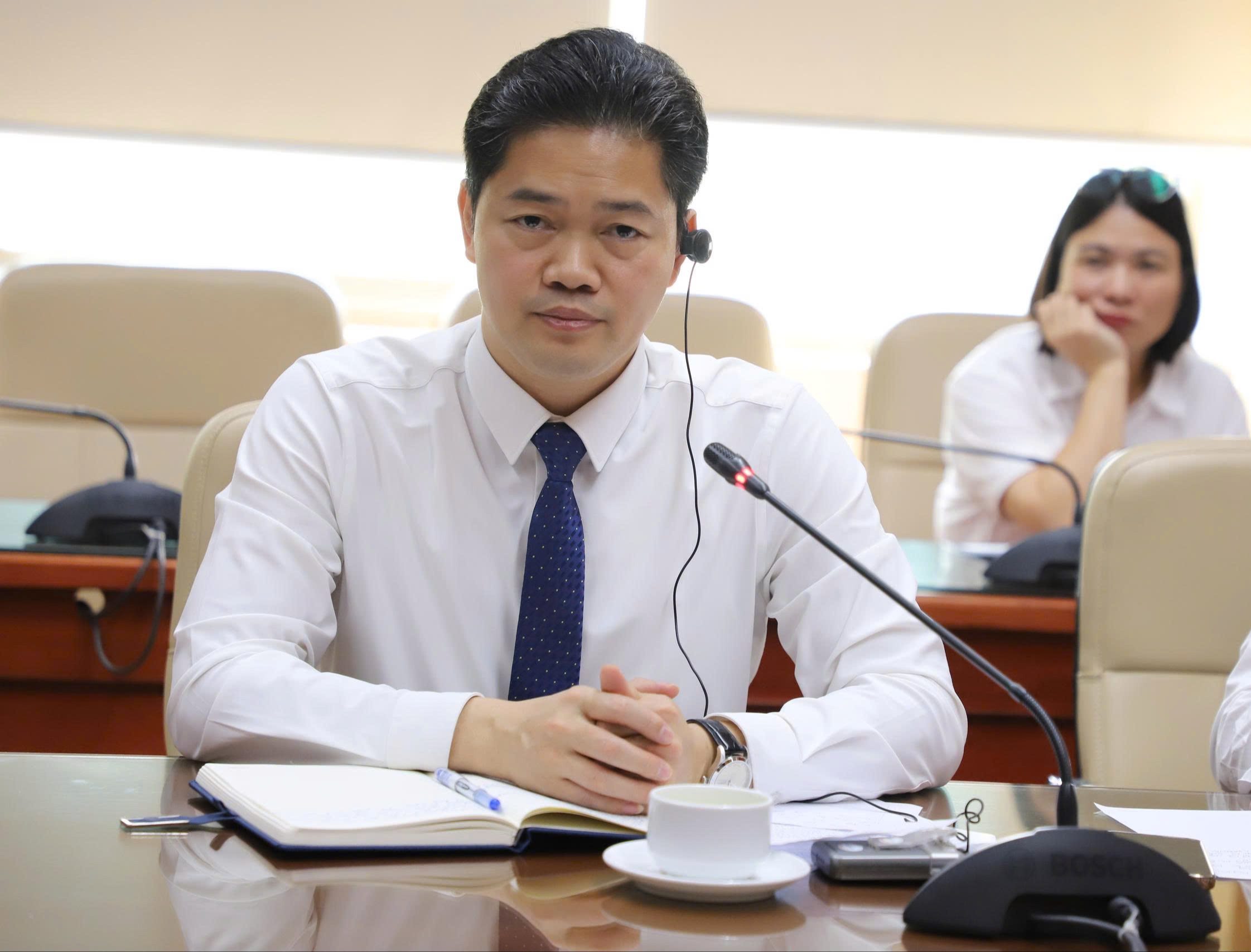 Thứ trưởng Thường trực Vũ Mạnh Hà tiếp, làm việc với Liên minh đổi mới phòng chống dịch bệnh- Ảnh 1.