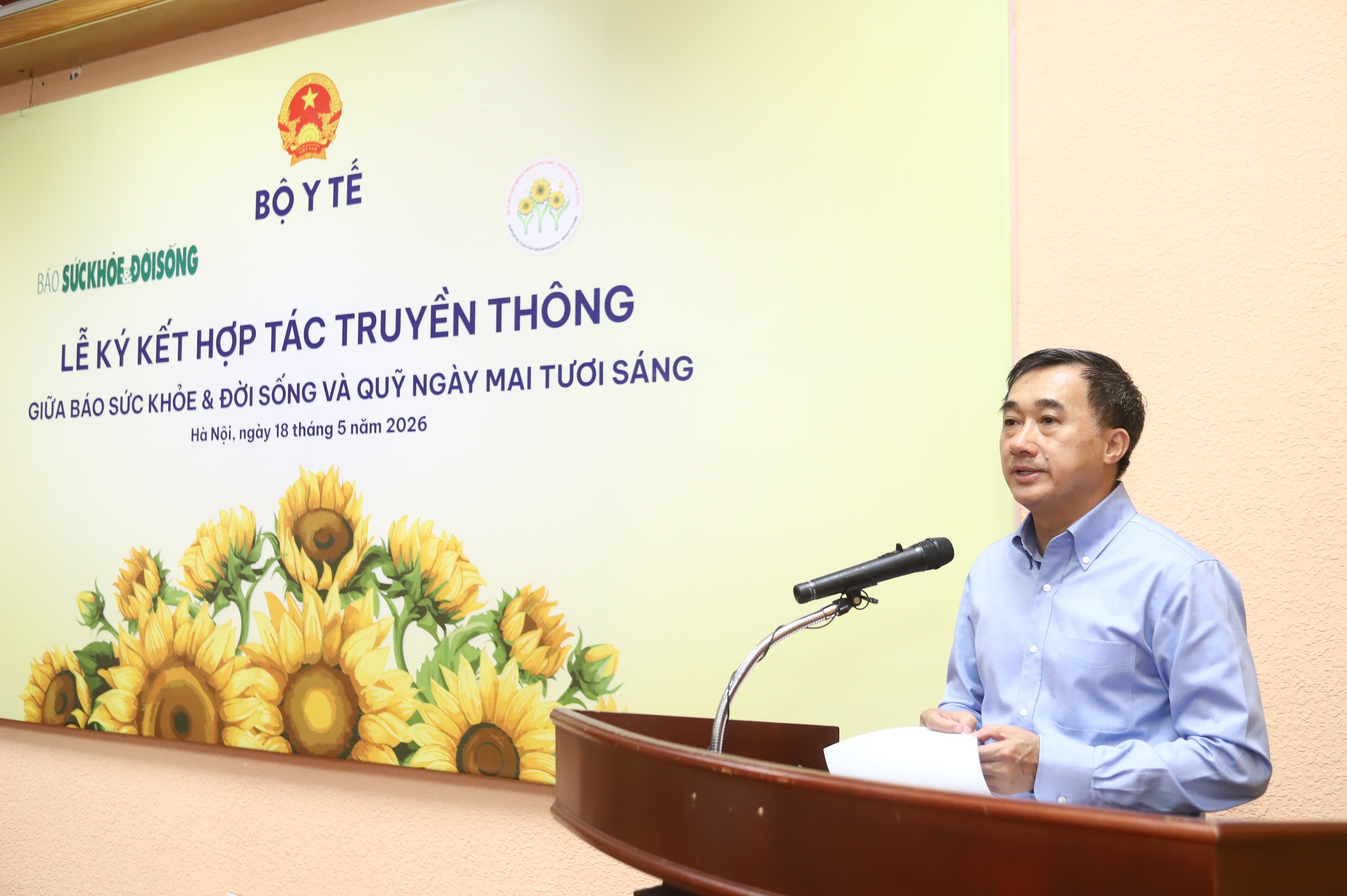 Báo Sức khỏe & Đời sống cùng Quỹ Ngày mai tươi sáng hợp tác lan tỏa thông điệp nhân ái, huy động hỗ trợ bệnh nhân ung thư- Ảnh 1.
