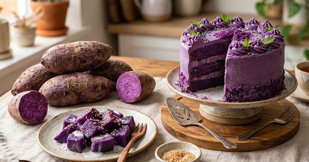 7 lợi ích sức khỏe của khoai mỡ tím – loại khoai đang nổi hơn matcha