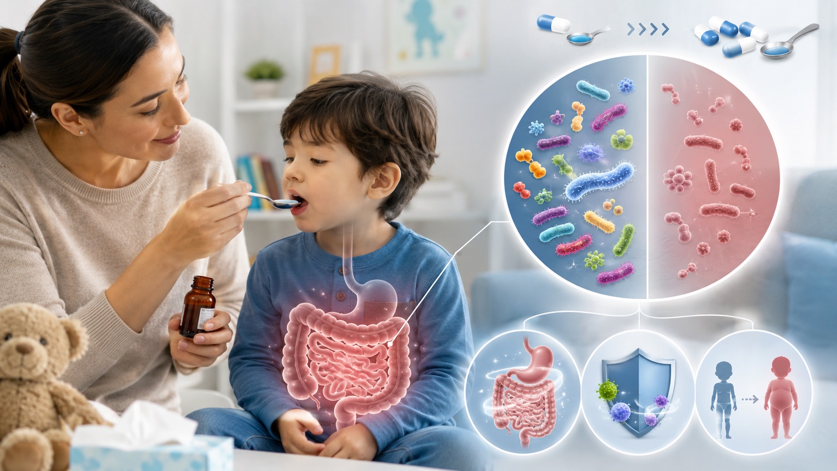 Hệ vi sinh đường ruột và ánh sáng xanh có thể khiến trẻ dễ béo hơn? - Ảnh 1.