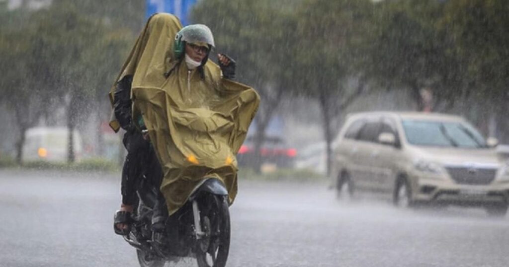 Miền Bắc tiếp tục mưa dông, mức nhiệt toàn miền không vượt quá 30 độ C