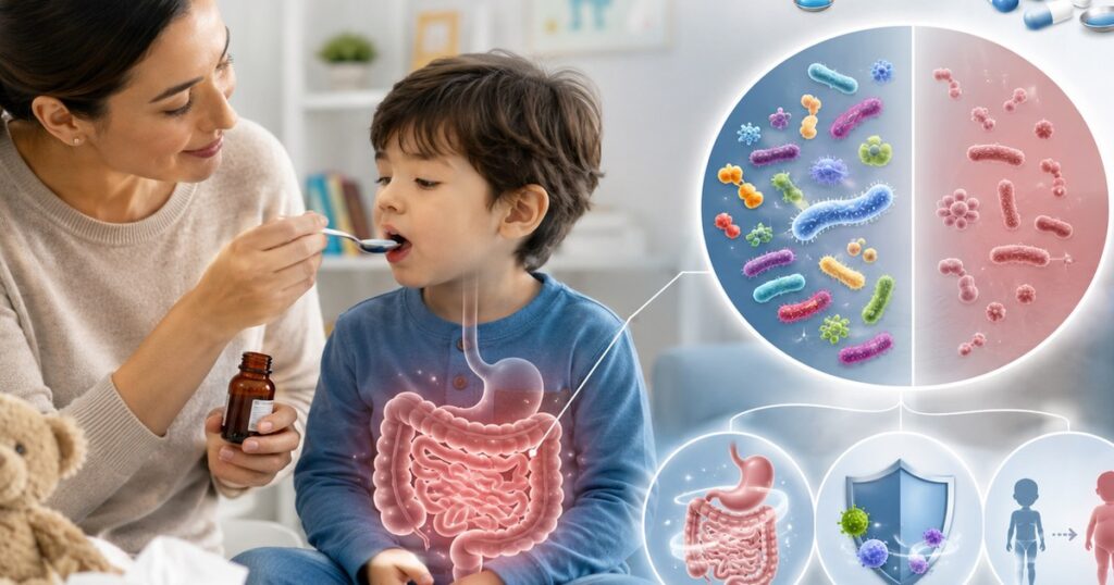 Hệ vi sinh đường ruột và ánh sáng xanh có thể gây béo phì ở trẻ