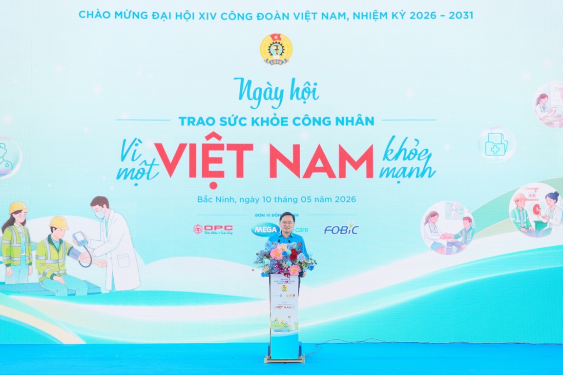 3.000 người lao động ở Bắc Ninh thụ hưởng chương trình 'Trao sức khỏe công nhân – Vì một Việt Nam khỏe mạnh' năm 2026- Ảnh 1.