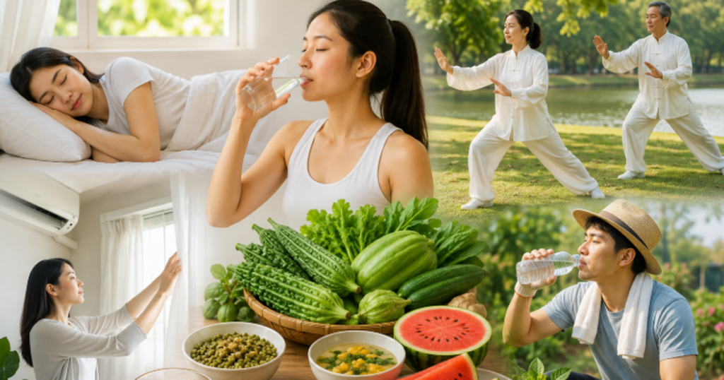 3 nguyên tắc dưỡng sinh giúp cơ thể khỏe mạnh trong mùa hè