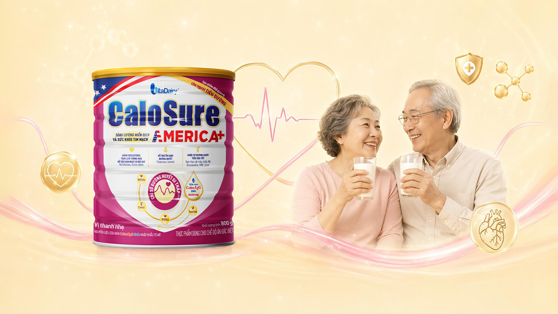 VITADAIRY ra mắt Calosure America: giải pháp dinh dưỡng chuyên biệt hỗ trợ tăng cường tim mạch và ổn định đường huyết- Ảnh 3.