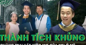 Chàng trai hát ‘Ước mơ của mẹ’ trong lễ tốt nghiệp ở Mỹ gây sốt với thành tích học tập cực khủng