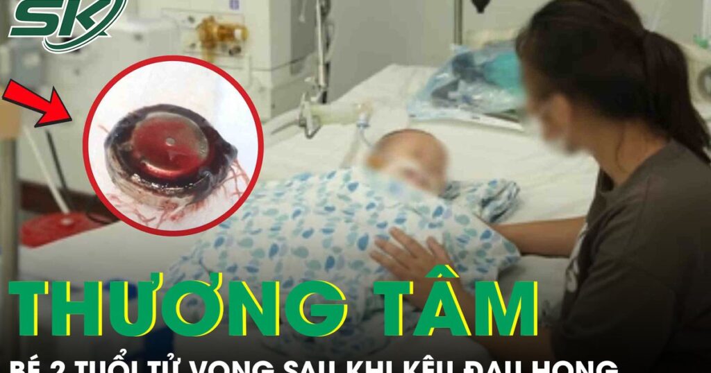 Bé gái 2 tuổi tử vong thương tâm sau khi kêu đau họng, mẹ suy sụp khi biết nguyên nhân