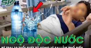 Bé trai 10 tuổi suýt tử vong vì sai lầm này khi uống nước