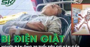 Người đàn ông 39 tuổi tiêu cơ vân cấp sau bị điện giật