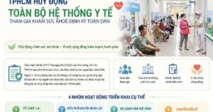 TPHCM huy động toàn bộ hệ thống y tế tham gia khám sức khỏe định kỳ cho người dân