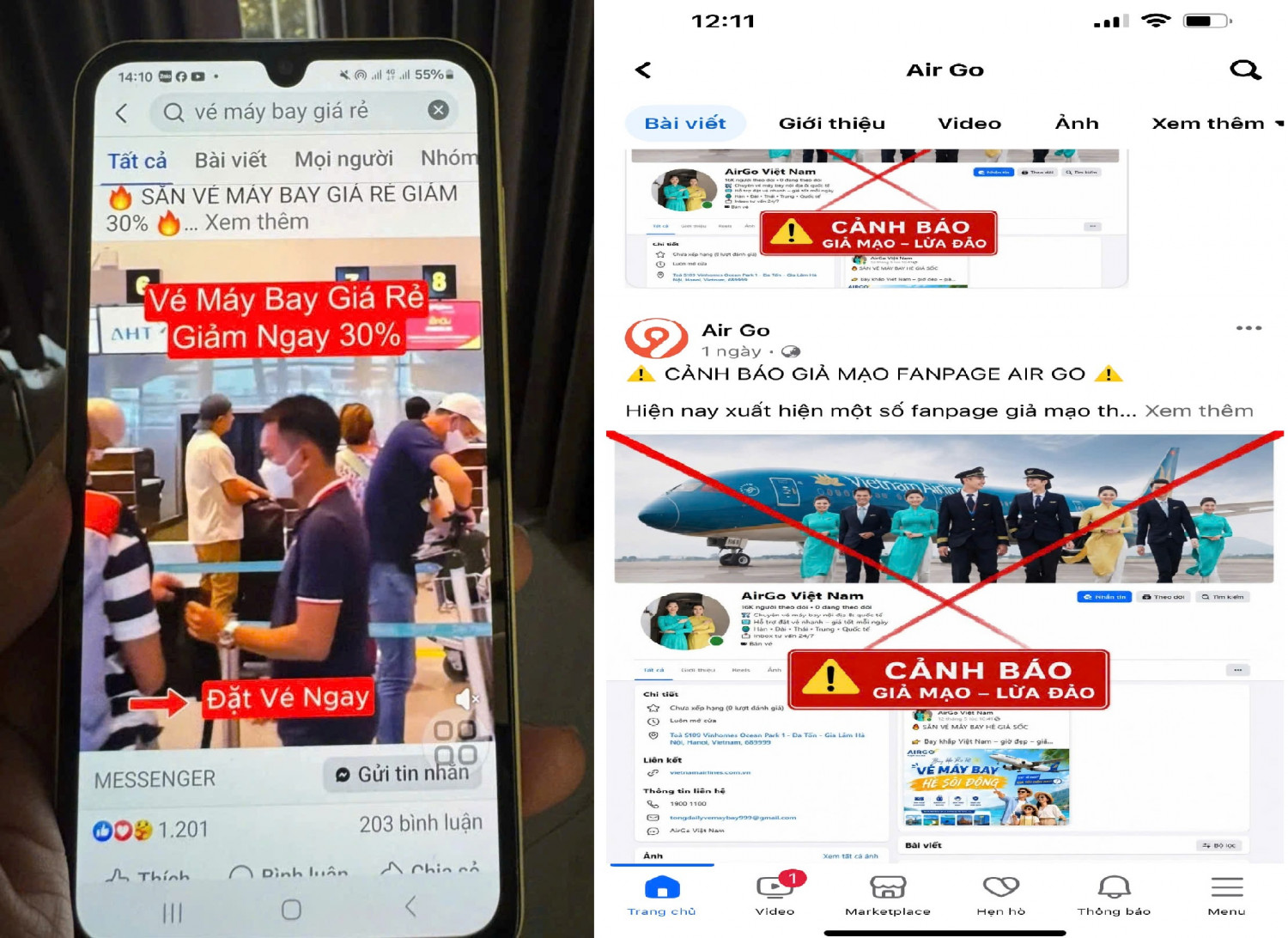 Cảnh báo lừa đảo bán vé máy bay giá rẻ dịp hè- Ảnh 1.