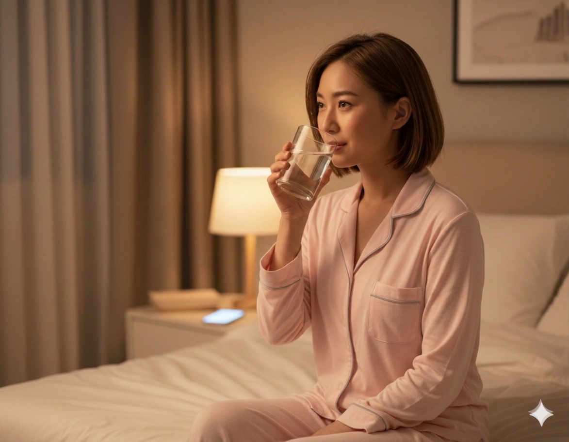 Uống nước trước khi ngủ: Lợi ích và tác hại cần biết- Ảnh 1.