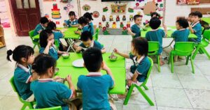 Nỗ lực nâng cao chất lượng dinh dưỡng học đường tại Trường Mầm non Linh Sơn