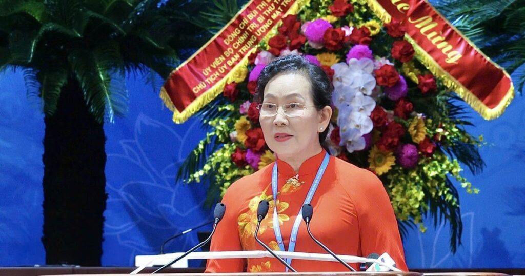 Bà Lê Thị Thủy tái cử Chủ tịch Hội Liên hiệp Phụ nữ Việt Nam khóa XIV