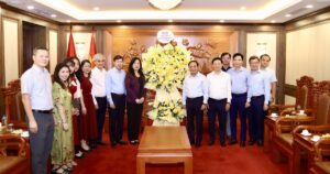 Bộ trưởng Đào Hồng Lan chúc mừng Ban Tuyên giáo và Dân vận Trung ương nhân Kỷ niệm 101 năm Ngày Báo chí Cách mạng Việt Nam
