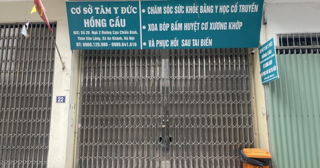 Cơ sở phục hồi sau tai biến Tâm Y Đức Hồng Cầu bị yêu cầu dừng hoạt động