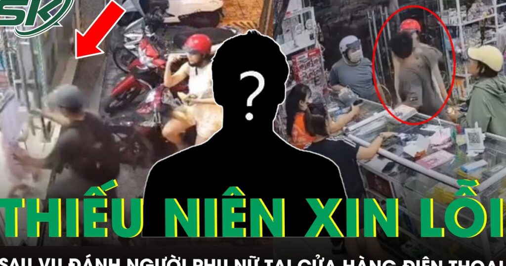 Thiếu niên 17 tuổi xin lỗi sau vụ đánh người phụ nữ tại cửa hàng điện thoại, gia đình phản ứng ra sao?