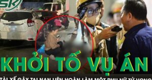Khởi tố vụ án tài xế say xỉn gây tai nạn liên hoàn làm một phụ nữ tử vong trên phố Nguyễn Chánh